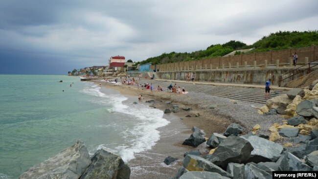 Пляж в Николаевке