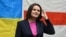 Світлана Тихановська під час зустрічі з білорусами в Лондоні після початку широкомасштабної війни Росії проти України. 9 березня 2022 року