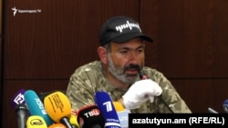 Armenian opposition leader Nikol Pashinian