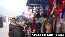 Новогодние улицы Бишкека