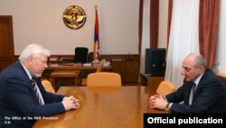 Bako Sahakyan və Andrzej Kasprzyk