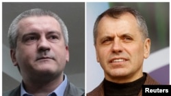 Сергей Аксенов (слева) и Владимир Константинов, 2014 год, коллаж