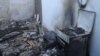 Один из сожженных домов в чеченском селе Янди, принадлежащий, предположительно, боевикам, причастным к событиям в Грозном 4 декабря