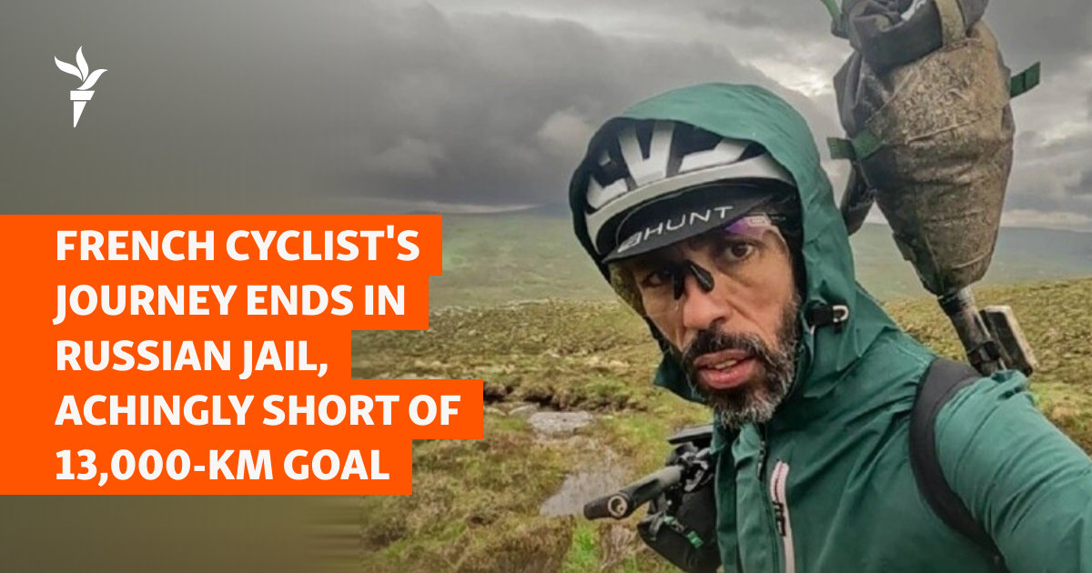 French Cyclist's Journey Ends In Russian Jail, Achingly Short Of 13,000 ...