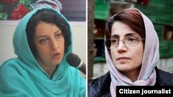 Narges Mohammadi and Nasrin Sotoudeh Iranian human rights activists in prison.
