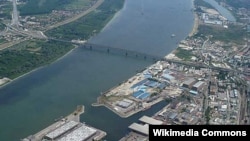 A cargo port on the Danube in Serbia's capital Belgrade, which could see a boost in shipping is the EU's plan is effective.