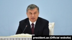 Ўзбекистон президенти Шавкат Мирзиёев.