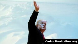 Дональд Трамп прибыл на Всемирный экономический форум в Давосе, 26 января 2018 года