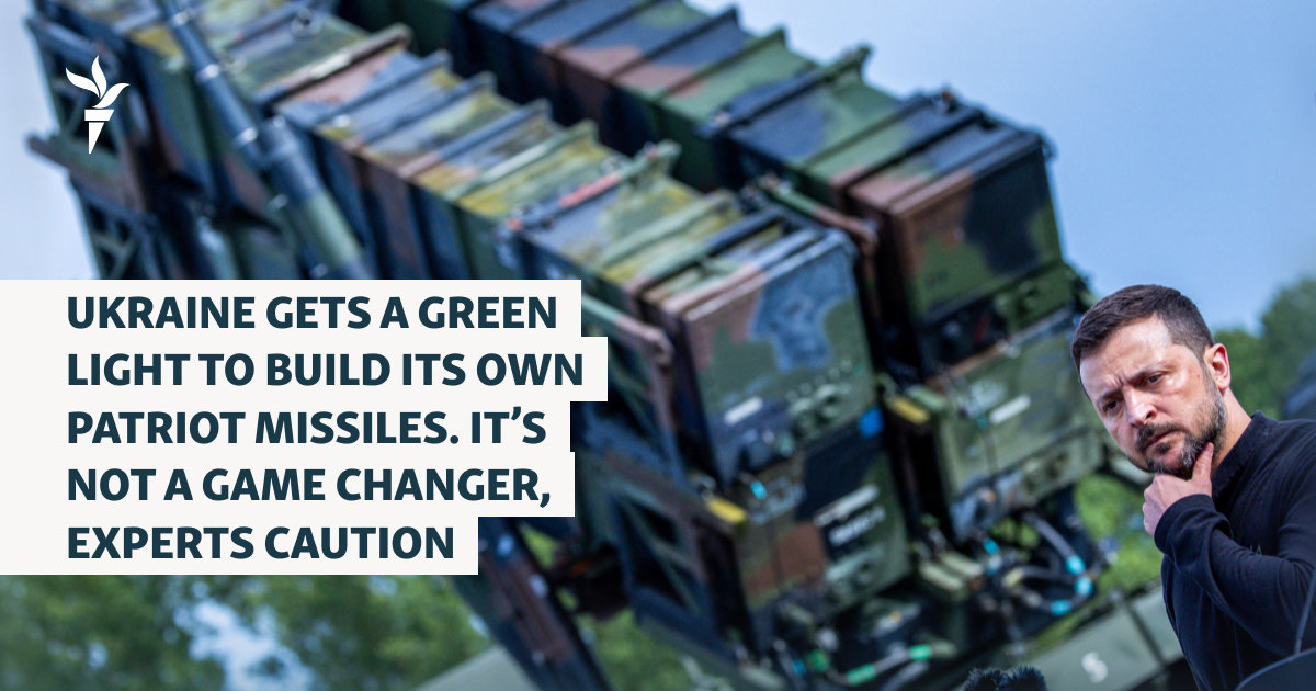 Ukraine Gets A Green Light To Build Its Own Patriot Missiles. It’s Not a Game Changer, Experts Caution