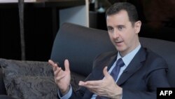 Сирия президенті Башар Асад. Дамаск, 25 тамыз 2013 жыл. 