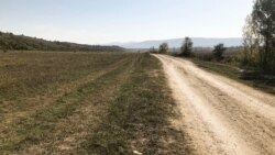 Раскатанные военными дороги в долине Биюк-Карасу