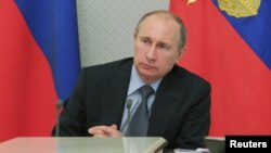 Владимир Путин, президент России. 