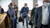 Один із затриманих, 50-річний Алесь Асіпцов, після суду в Могильові, 12 травня 2020 року