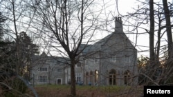 The seized Russian diplomatic compound in Glen Cove, New York
