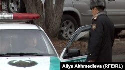 Полиция в городе Талдыкоргане. Иллюстративное фото.