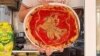 Belarus - Freedom Day in Hrodna, pizza with Pahonia emblem, 24 March 2019