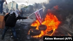 Акция против переноса посольства США в Иерусалим, декабрь 2017 года 
