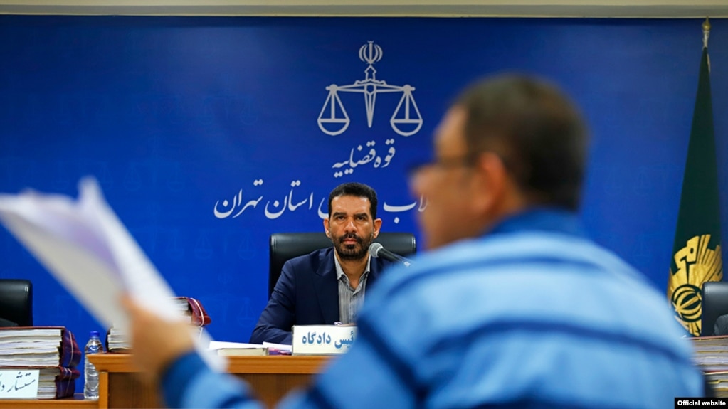 Hossein Hedayati an Iranian billionaire sponsor of football in court for corruption, , March 04, 2019.