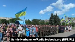 В Славянске отметили день освобождения от боевиков российских гибридных сил