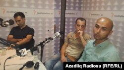 soldan sağa: Rəşad Babalı, Elçin Aslangil, Faig Mahmudov