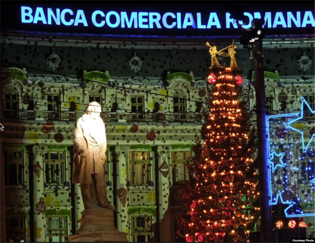 Atmosferă de Crăciun &icirc;n centrul Bucureștiului.
