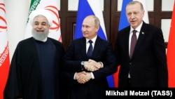 Ռուսաստանի, Իրանի և Թուրքիայի նախագահների հանդիպումը Սոչիում, 14-ը փետրվարի, 2019թ․