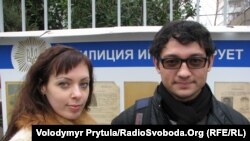 Журналісти Ганна Андрієвська і Заїр Акадиров
