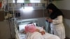 An Iranian nurse working in a hospital in Tehran, undated. File photo