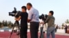 В Туркменистане практика предварительной подготовки репортажей для государственного телевидения о различных мероприятиях существует уже более двадцати лет. (Фото из архива)