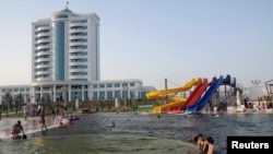 Turkmenistan -- A general view shows the resort of Awaza, 08Jun2011