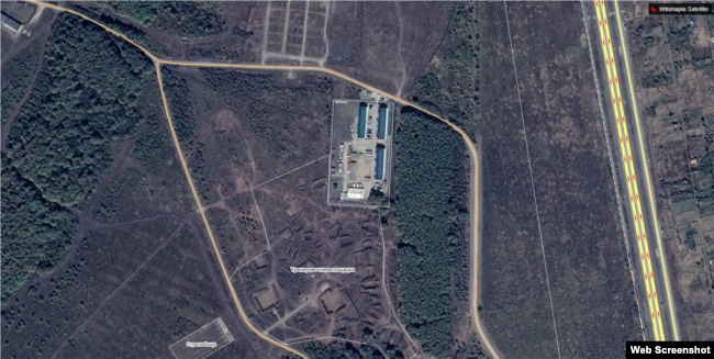 База "ЧВК Вагнера" на Google Maps (скриншот)