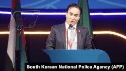 Kim Jong-yang vorbind la congresul anual din Dubai, 21 noiembrie 2018