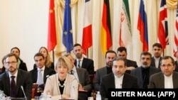 EU and Iranian Delegates of Joint Comprehensive Plan of Action (JCPOA), the Joint Commission are pictured during its first meeting at the level of Political Directors on October 19, 2015 at Palais Cobourg in Vienna.