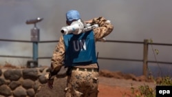 Ілюстраційне фото. Представник миротворчої місії ООН на сирійсько-ізраїльському кордоні, серпень 2014 року