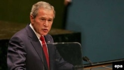 В речи Джорджа Буша с трибуны ООН наблюдатели усмотрели намек на возможность договориться с Ираном