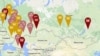 Карта акций протеста дальнобойщиков России