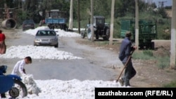 Пахтачинӣ дар вилояти Лабиоби Туркманистон