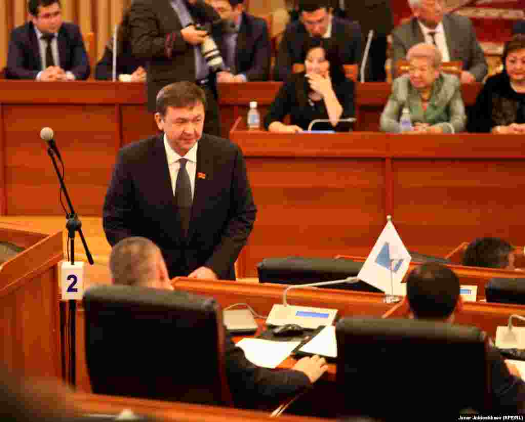 Депутат Азамат Арапбаев. 