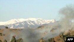 Georgian artillery troops hold a training exercise in Orpalo (file photo)