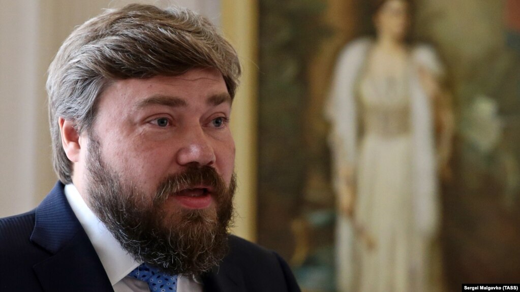 Konstantin Malofeyev is believed to be in Russia. (file photo)