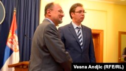 Jelko Kacin i Aleksandar Vučić, Beograd, 19. septembar 2013.