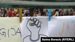 Protesti u Sarajevu, 10. jun 2013.