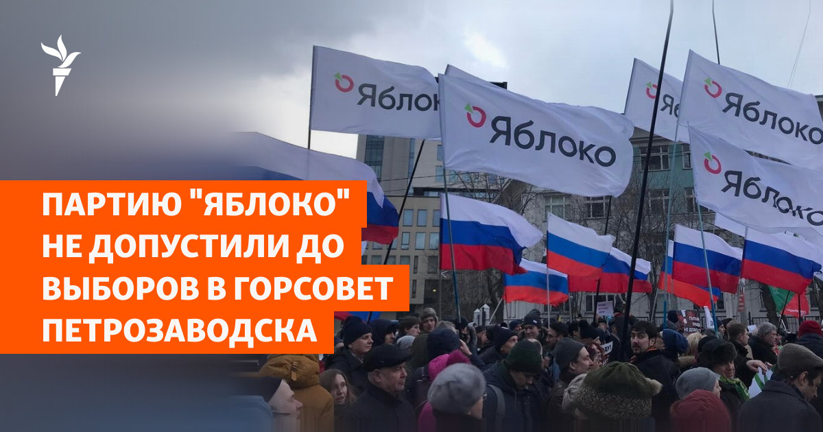 Партию "Яблоко" не допустили до выборов в горсовет Петрозаводска