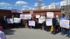 Митинг против строительства фермы для выращивания креветок на Ойбурской косе
