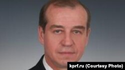 Новоизбранный губернатор Иркутской области России Сергей Левченко. 