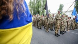 Во время «Марша защитников» ко Дню Независимости Украины. Киев, 24 августа 2020 года