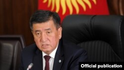 Премьер-министр Кыргызстана Сооронбай Жээнбеков.
