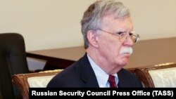 Советник президента США по национальной безопасности Джон Болтон. Москва, 22 октября 2018 года.