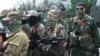 Ukraine -- Donetsk - Militia fighters during a rally against the election of the President of Ukraine