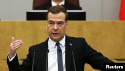 Russian Prime Minister Dmitry Medvedev